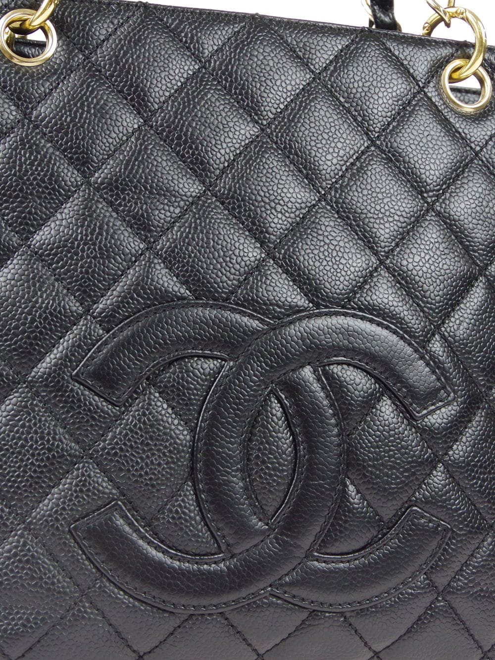 Chanel Pst (Petite Shopping Tote) Black Leather Tote Bag (Pre-Owned) –  Bluefly