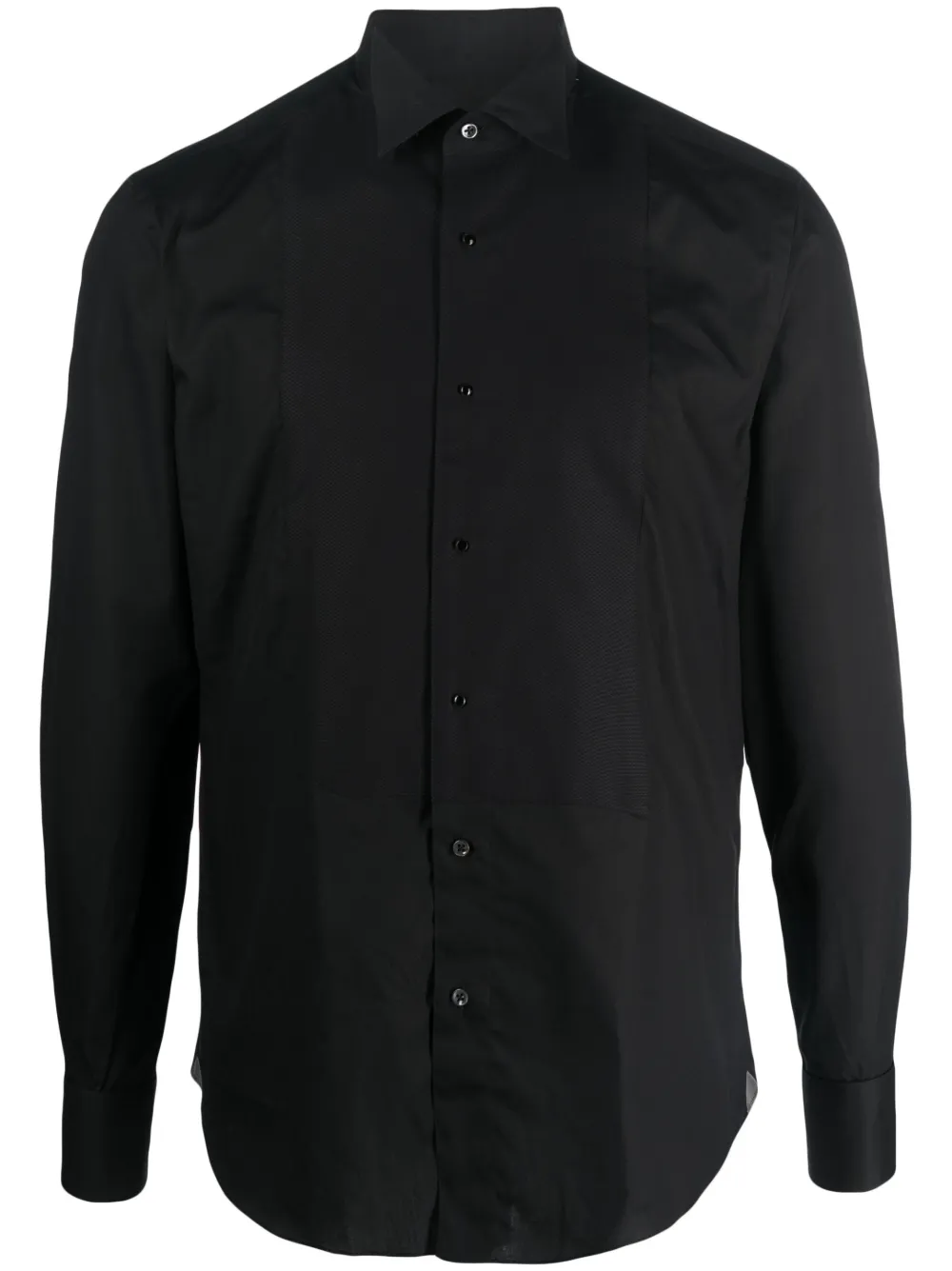 Corneliani Hemd mit Eton-Kragen | Schwarz | Image 1