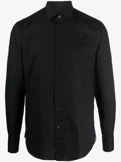 Corneliani camisa con cuello italiano