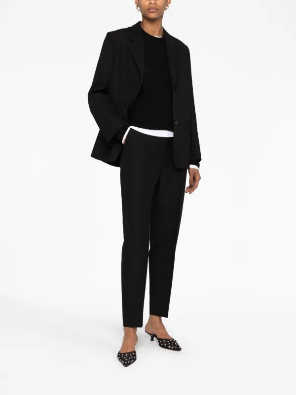 TOTEME single-breasted Blazer | Black | FARFETCH