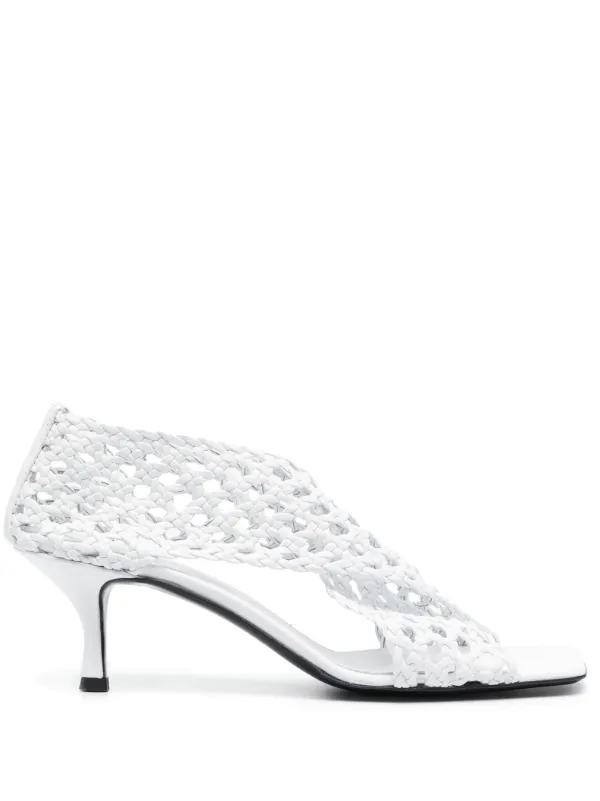 TOTEME ヒール Toteme Sharp patent leather wedge mules Toteme