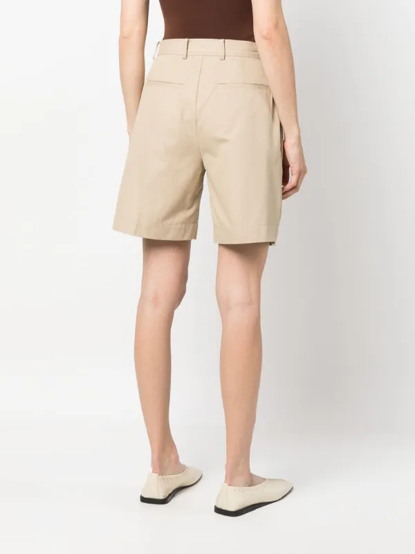 ショートパンツ Toteme Tailored organic cotton blend shorts Tailored Organic Cotton Blend Shorts | TOTEME | Black