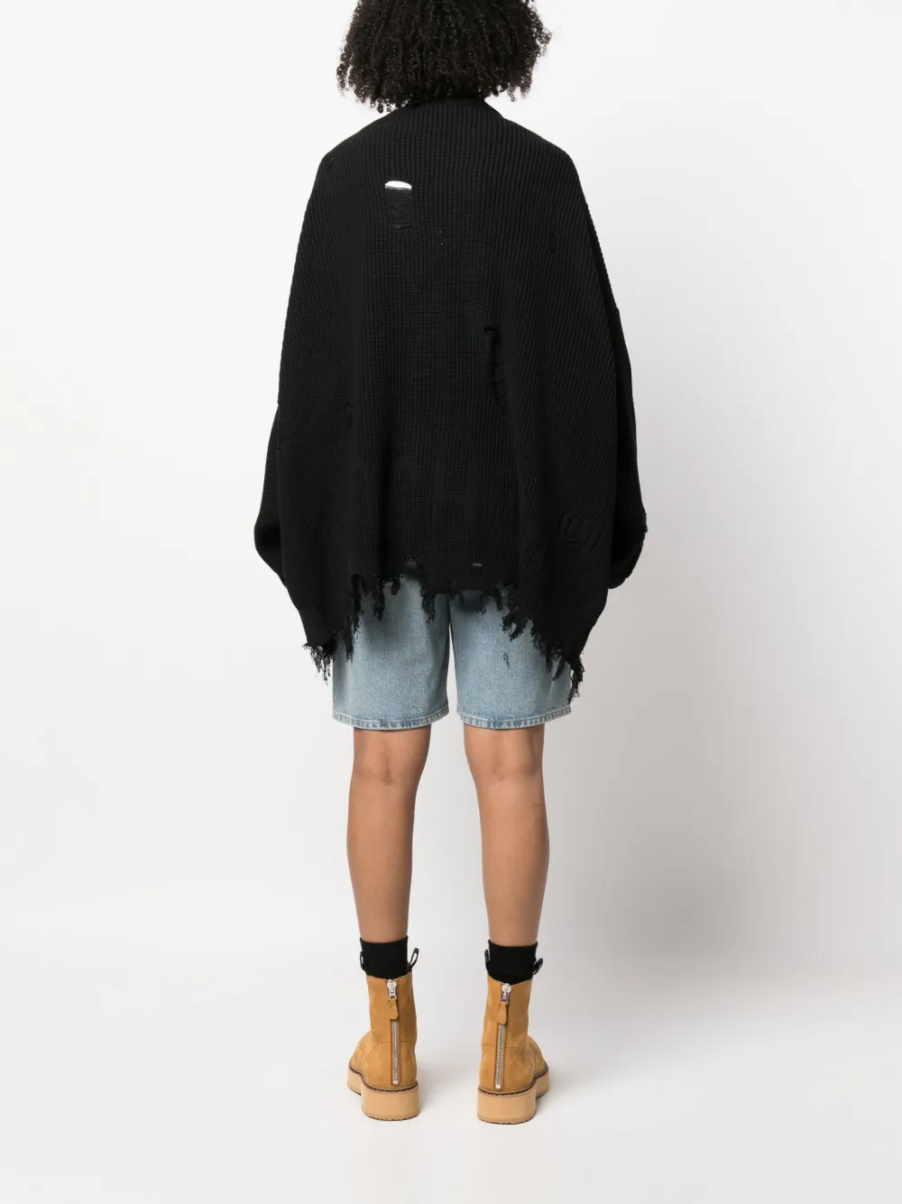 MONOCHROME Gerafeld vest Zwart