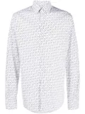Karl Lagerfeld Karl Signature cotton shirt - White