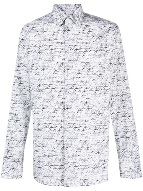 Karl Lagerfeld Karl Signature cotton shirt