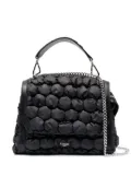 Lancel bubble-pattern leather bag - Black