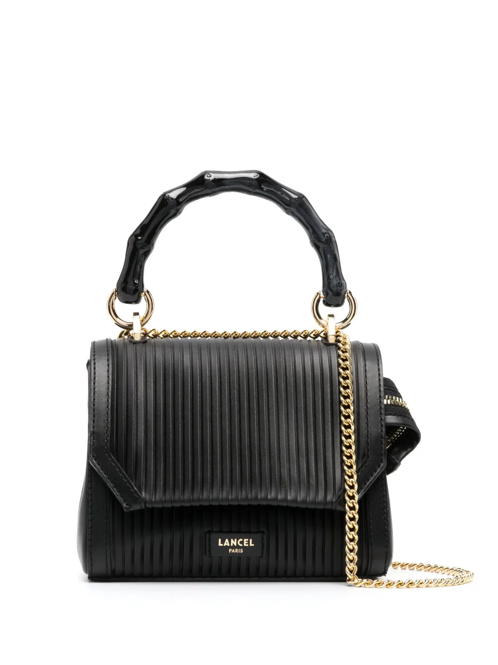 Lancel Leren bucket-tas Zwart