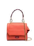 Lancel leather flap bag - Orange