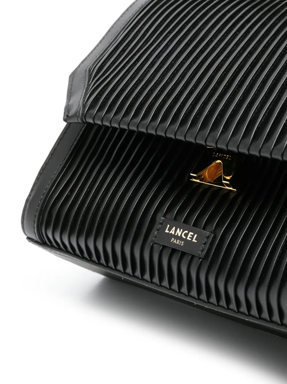 Lancel Leren bucket-tas Zwart