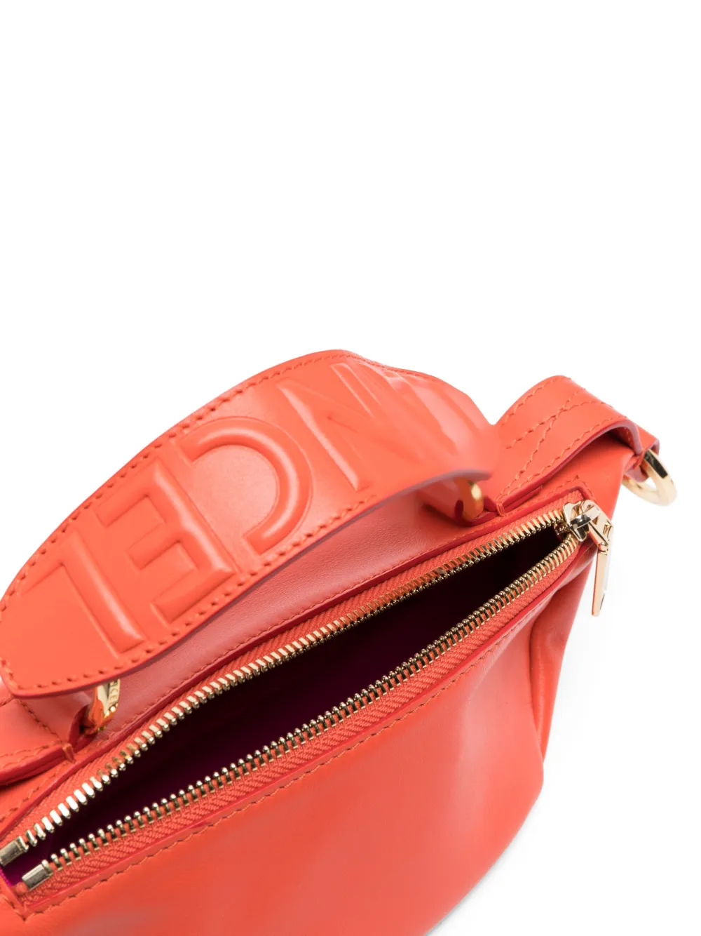 Shop Lancel Mini Origami Crossbody Bag In Orange