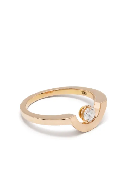 Loyal.e Paris 18kt rose gold Intrépide Petit Arc diamond ring