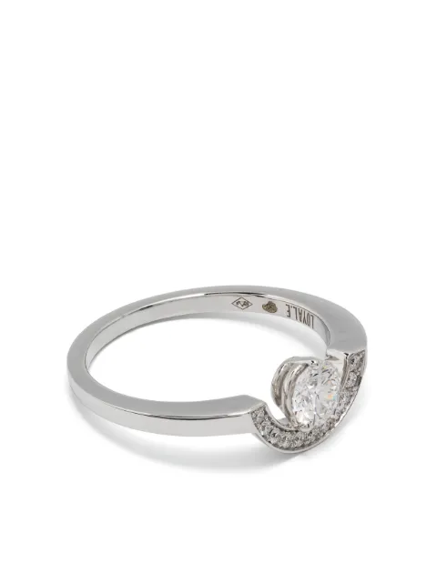 Loyal.e Paris 18kt white gold Intrépide Petit Arc diamond ring