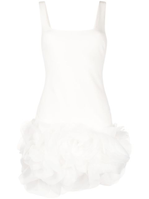 Cynthia Rowley flower-appliqué sleeveless minidress