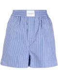 Alexander Wang striped boxer shorts - Blue