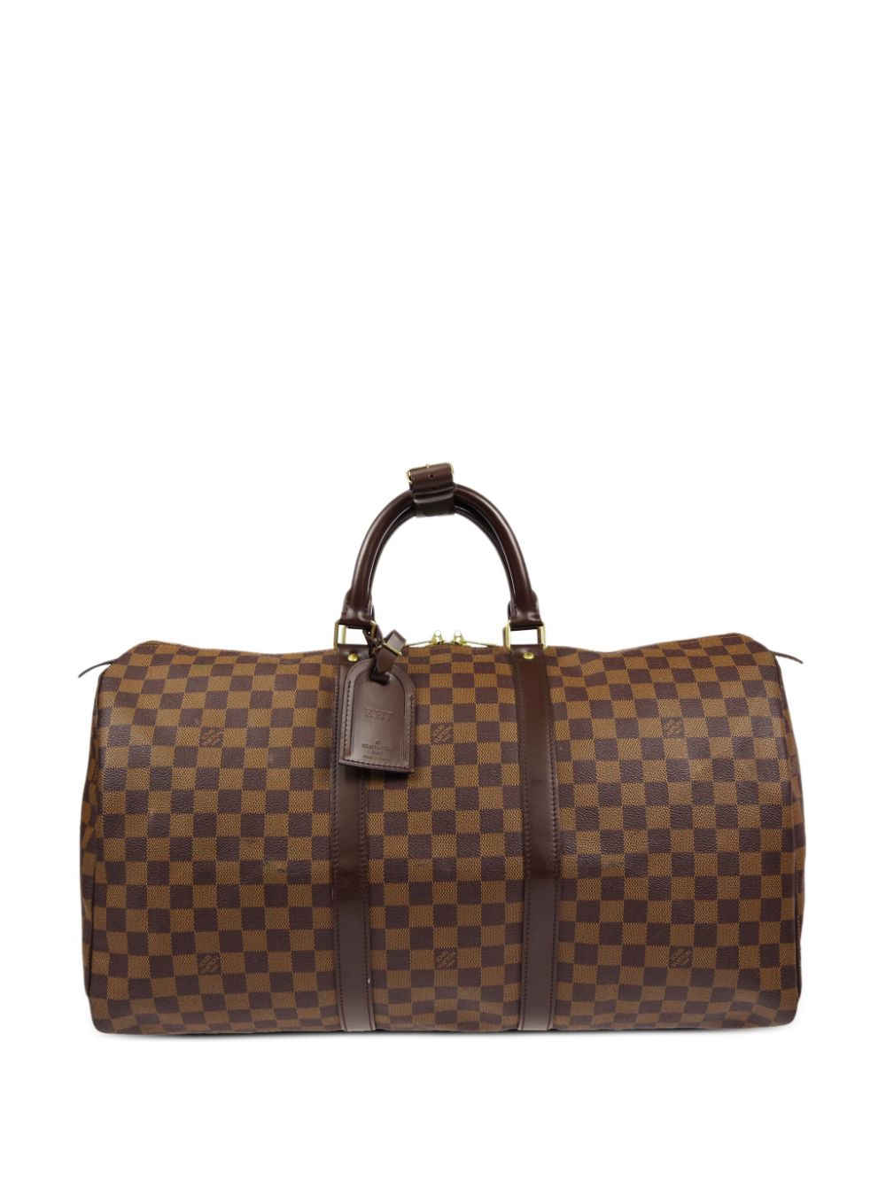 Louis Vuitton 2006 pre-owned Damier Ebène Keepall 50 Travel Bag - Farfetch