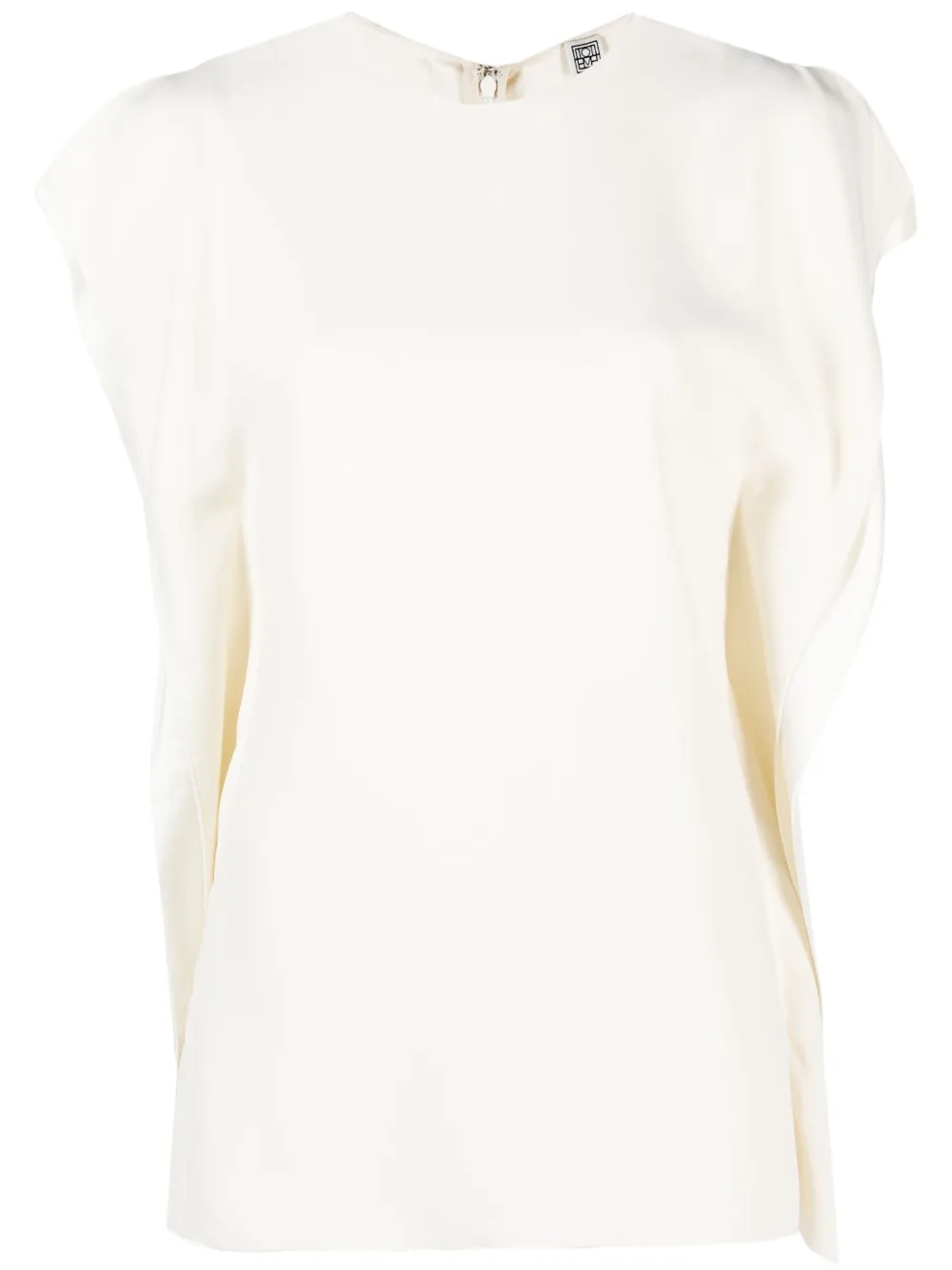 Totême Slit-sleeve T-shirt In Neutrals