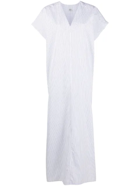 TOTEME striped maxi dress