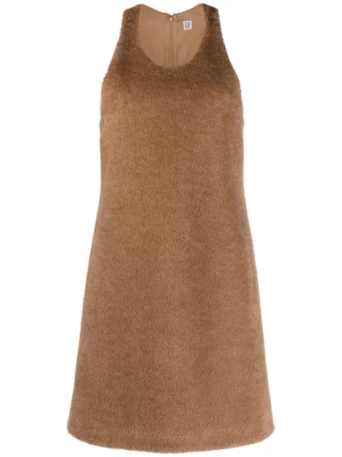 TOTEME vestido corto con diseño tejido