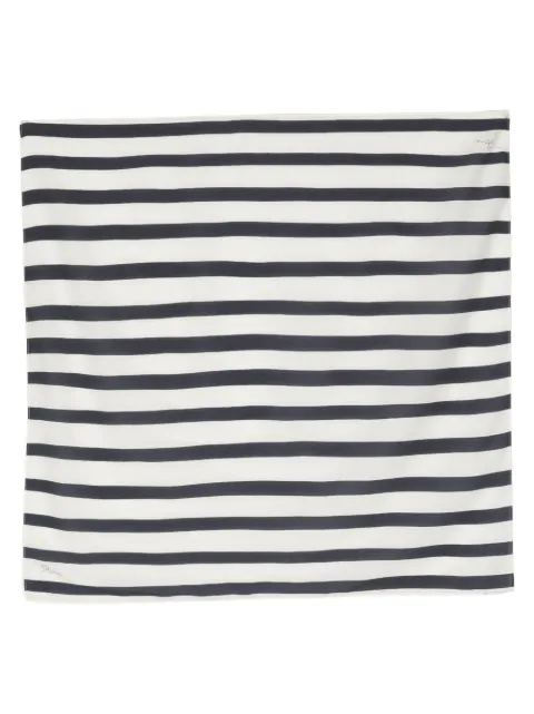 TOTEME stripe-print logo scarf