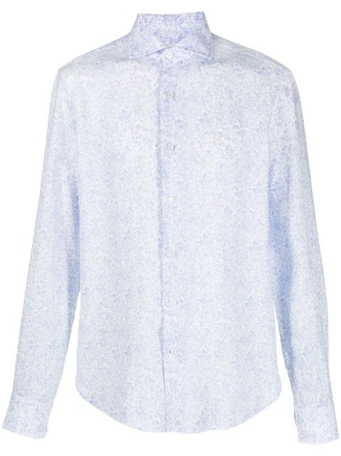 Orian floral-print linen shirt
