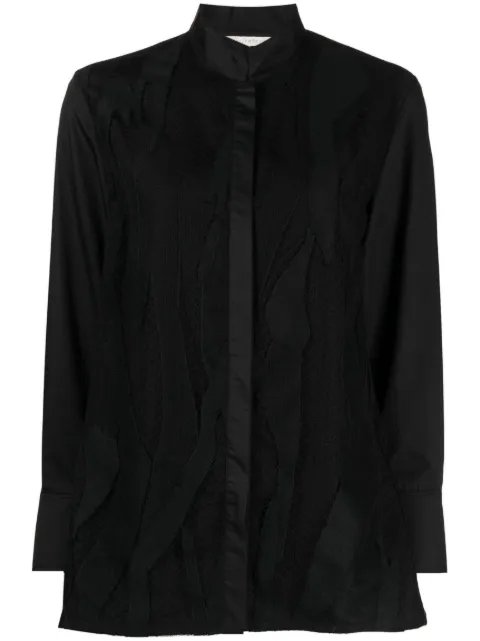 SHIATZY CHEN camisa con detalles de encaje 