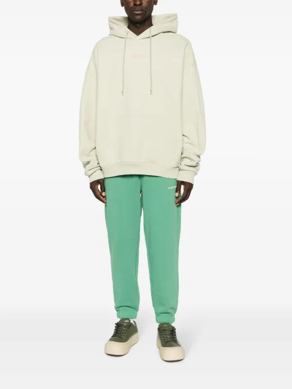 MONOCHROME logo-embossed Hoodie | Green | FARFETCH
