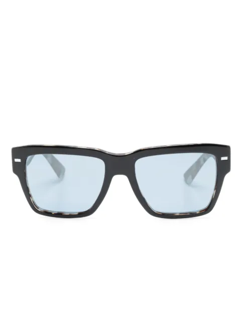 Dolce & Gabbana Eyewear نظارة شمس بإطار مربع وشعار محفور 