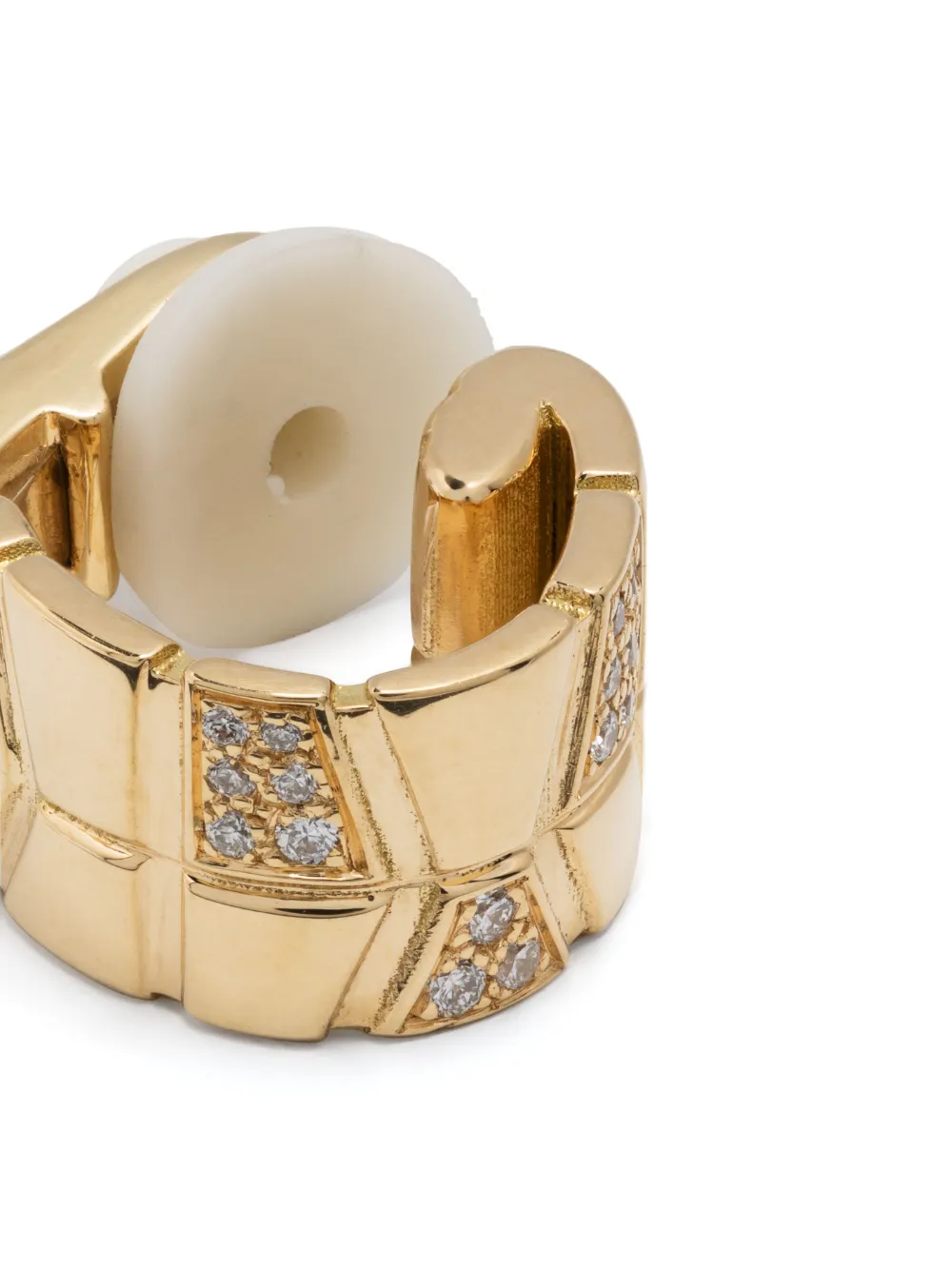  Loyal.e Paris Pendientes Ride & Love Semi-pavée Alternée En Oro Amarillo De 18kt Con Diamantes - Dorado 