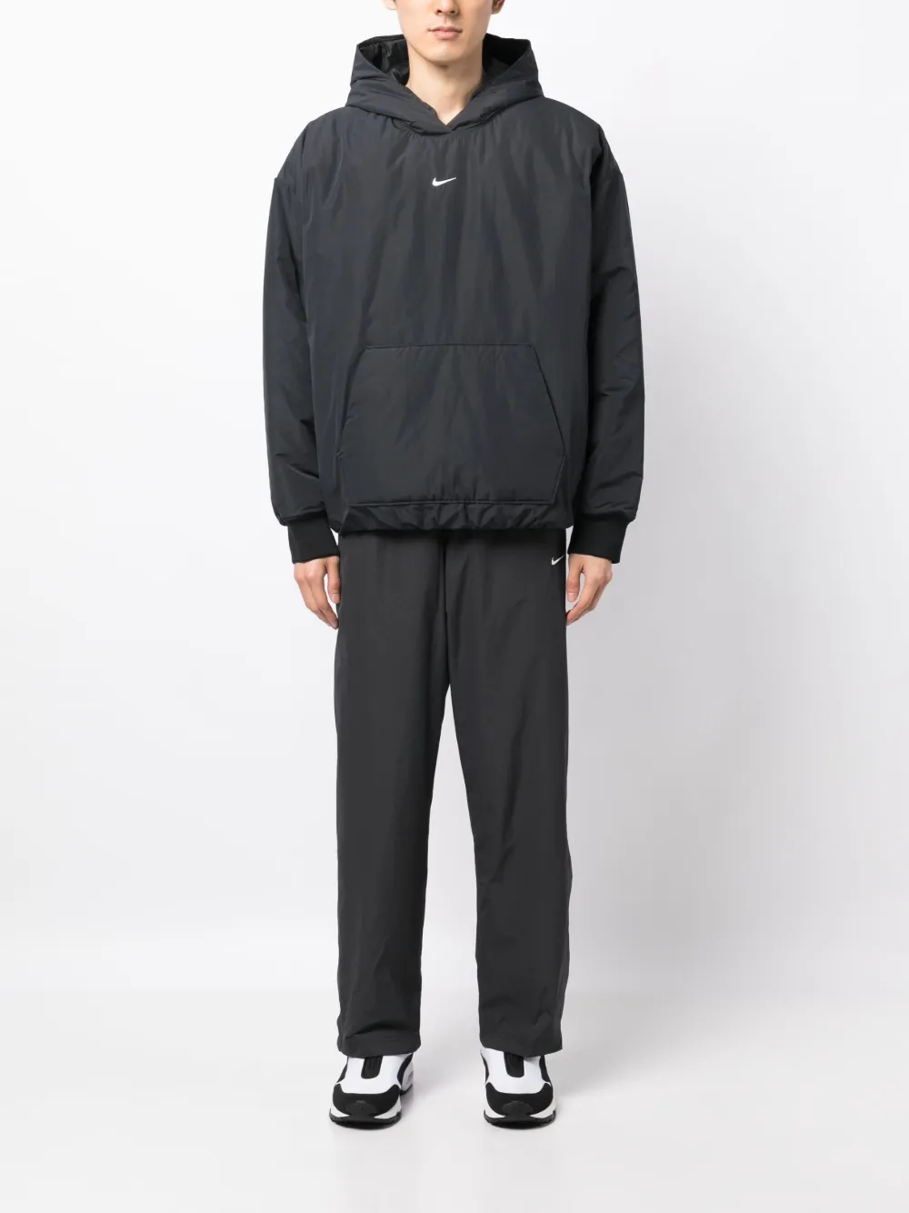 Nike logo-print Hooded Jacket - Farfetch