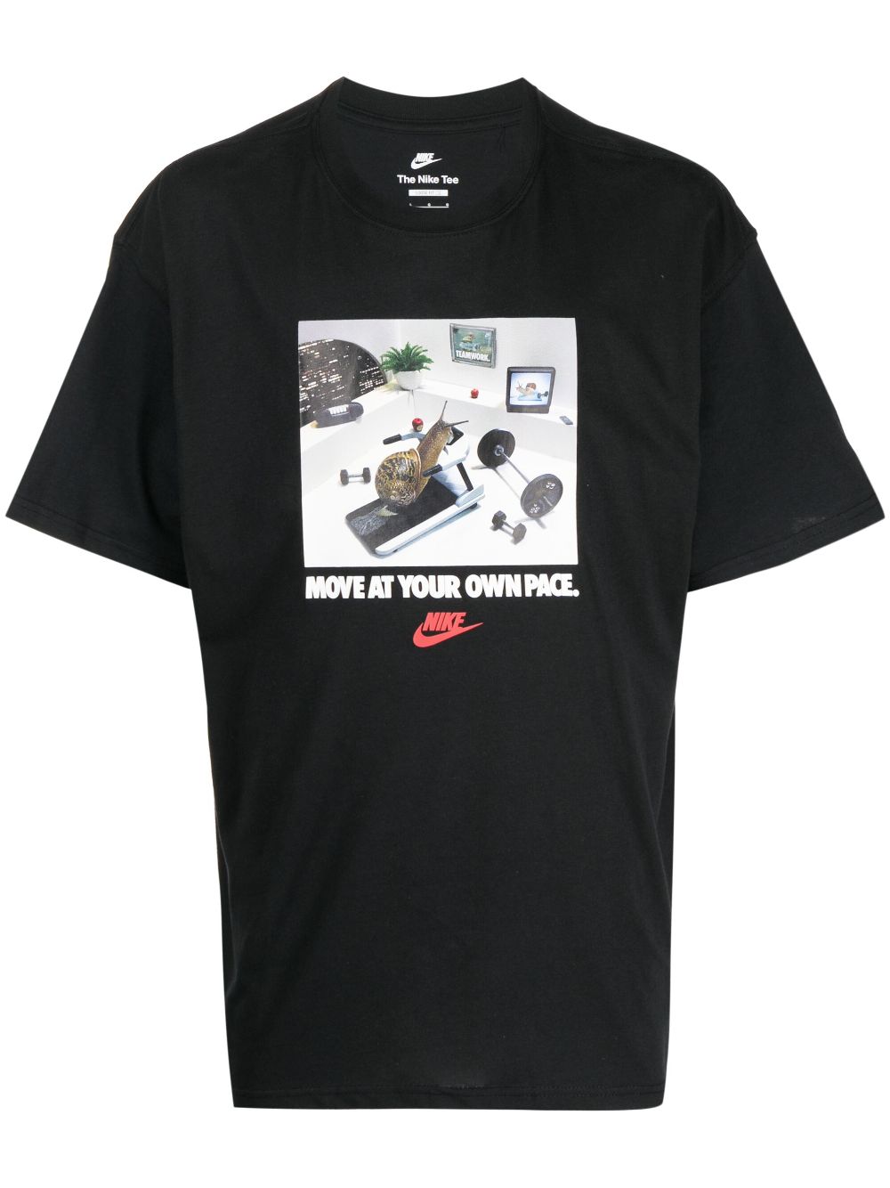 Nike Max90 Graphic-print Cotton T-shirt In Black