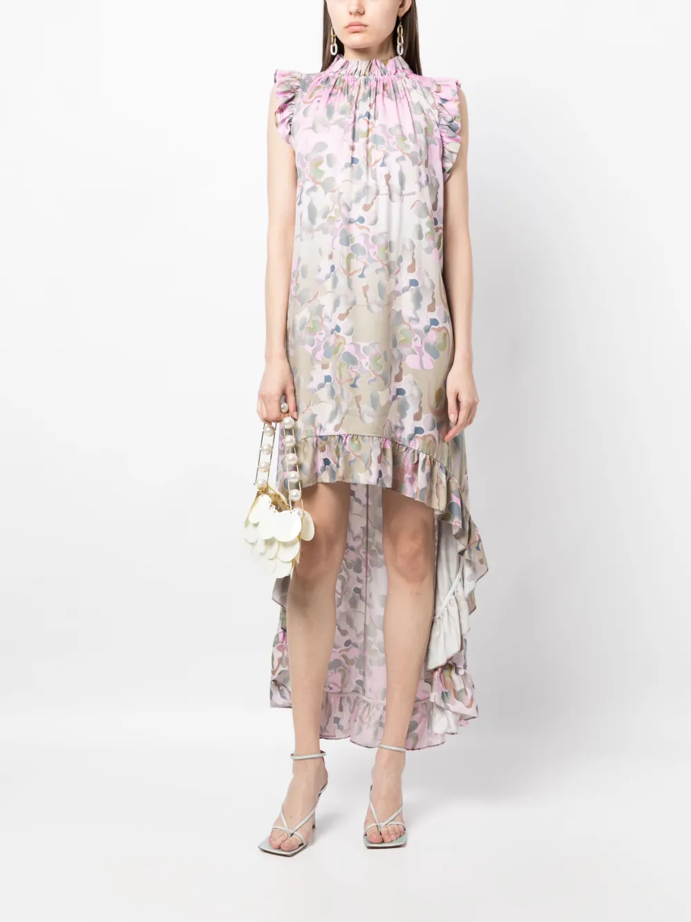 Cynthia Rowley Jurk met bloemenprint - Roze