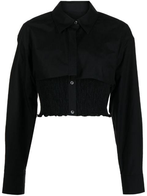 Alexander Wang Twinset layered smocked shirt Women