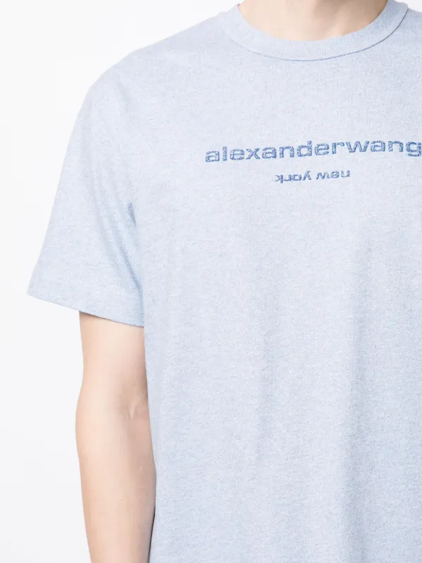 ❇️AlexanderWangアレキサンダーワン正規23早秋新作グリッターTシャツ