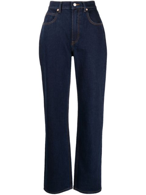 Alexander Wang Ez mid-rise straight-leg jeans Women