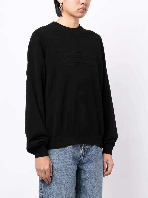 Alexander Wang long store sleeve ribbed top