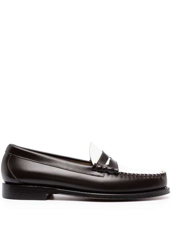 G.H. Bass & Co. Larson two-tone Leather Loafers - Farfetch