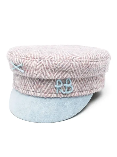 Ruslan Baginskiy Baker Boy herringbone-pattern cap