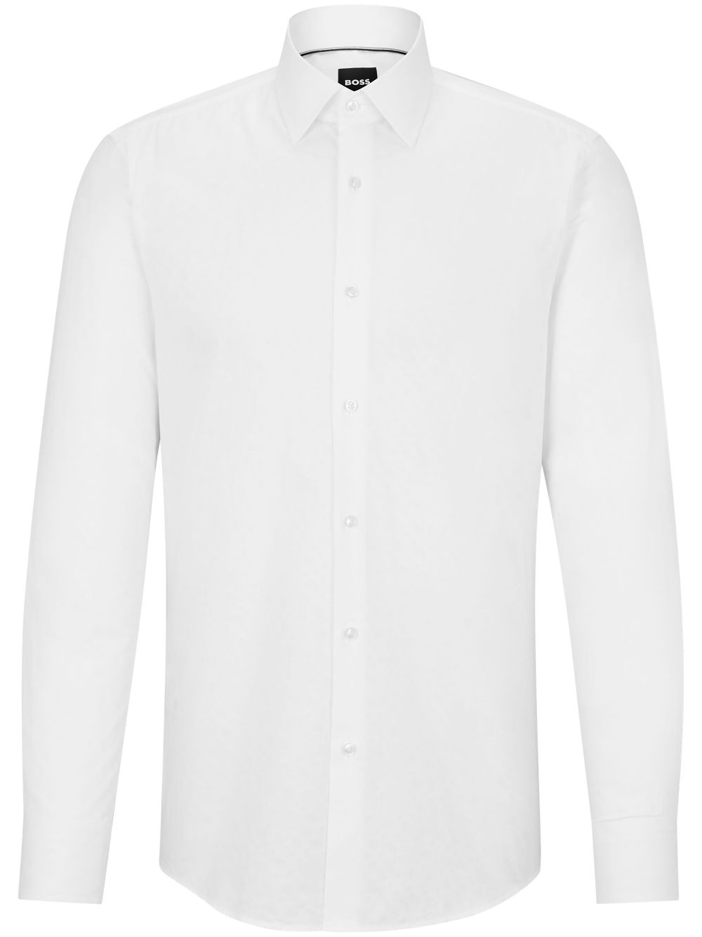 Hugo Boss Hemd Mit Eton-kragen In White