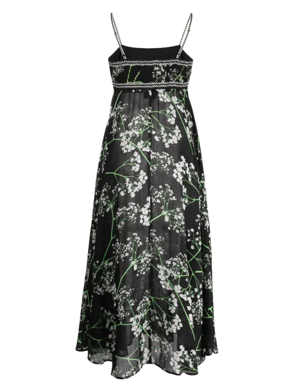 Cynthia Rowley Summer floral print Midi Dress Farfetch