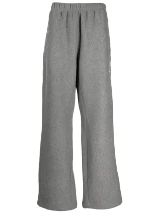 Alexander Wang logo-embroidered pull-on Track Pants | Grey 