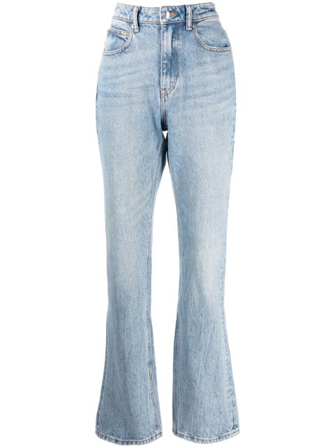 Alexander Wang Fly high-rise slim-fit jeans Women