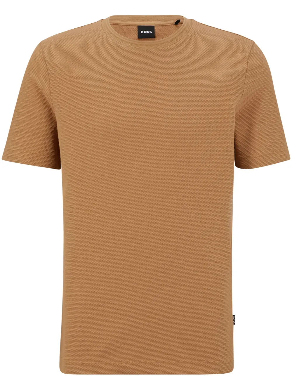 BOSS T-shirt met ronde hals Beige