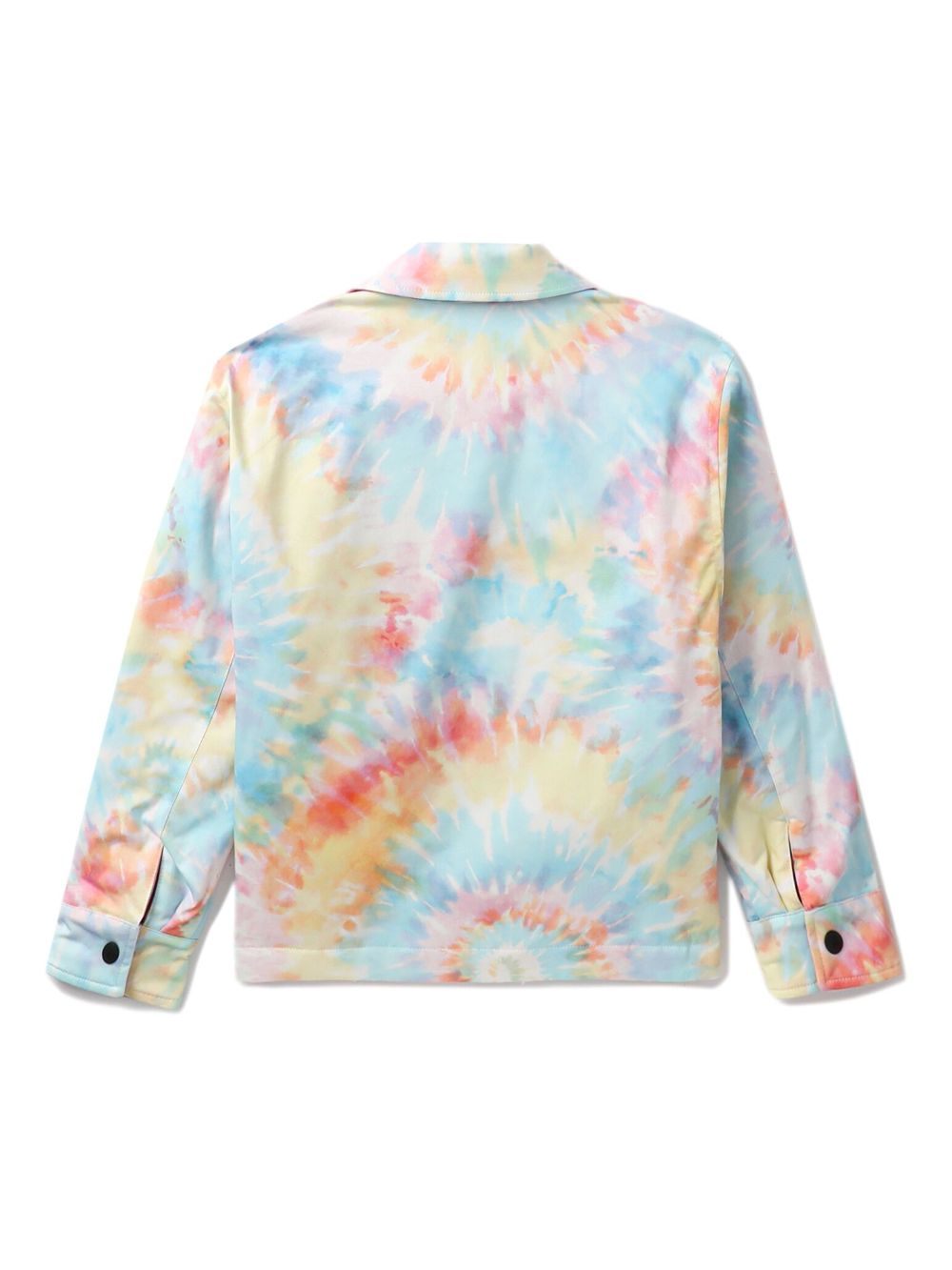 Palm Angels Kids tie-dye quilted reversible jacket - Blauw