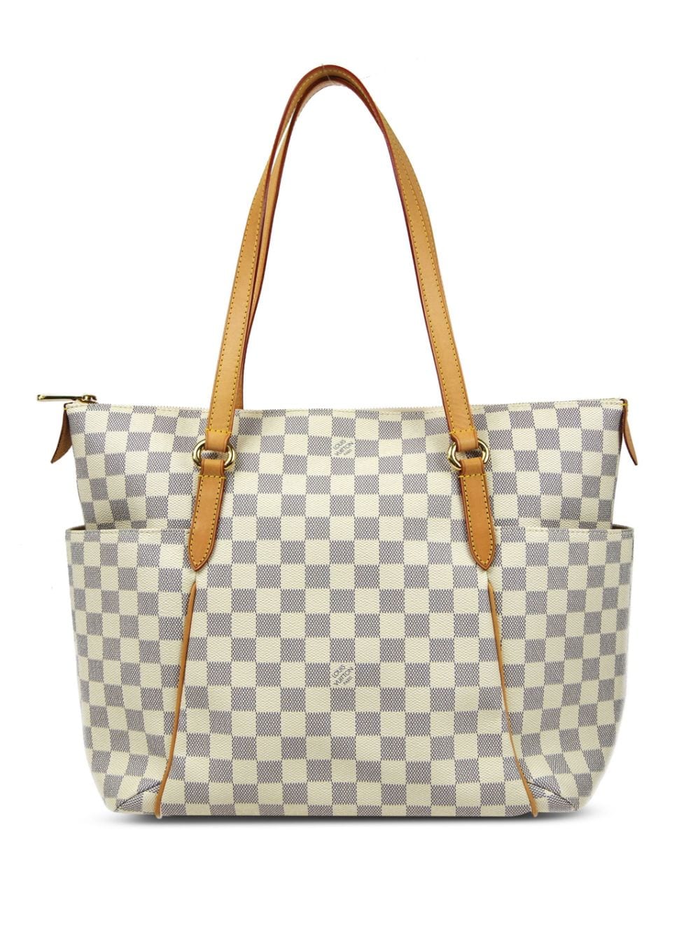 Pre-owned Louis Vuitton 2011  Totally Mm Shoulder Bag In White