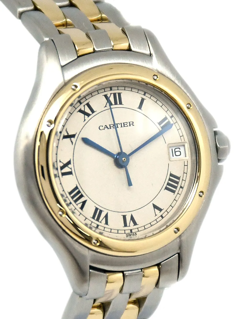 Cartier 1990-2000s pre-owned Panthère Cougar horloge - Wit
