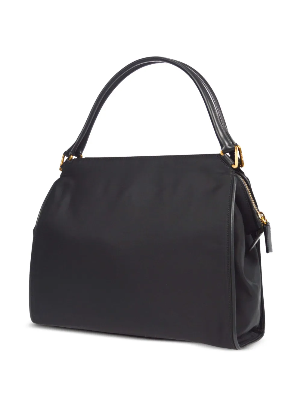 Prada Pre-Owned 1990-2000s shopper met logoplakkaat - Zwart