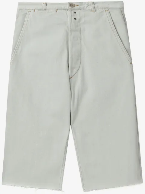 Maison Margiela shorts de mezclilla con bolsillos