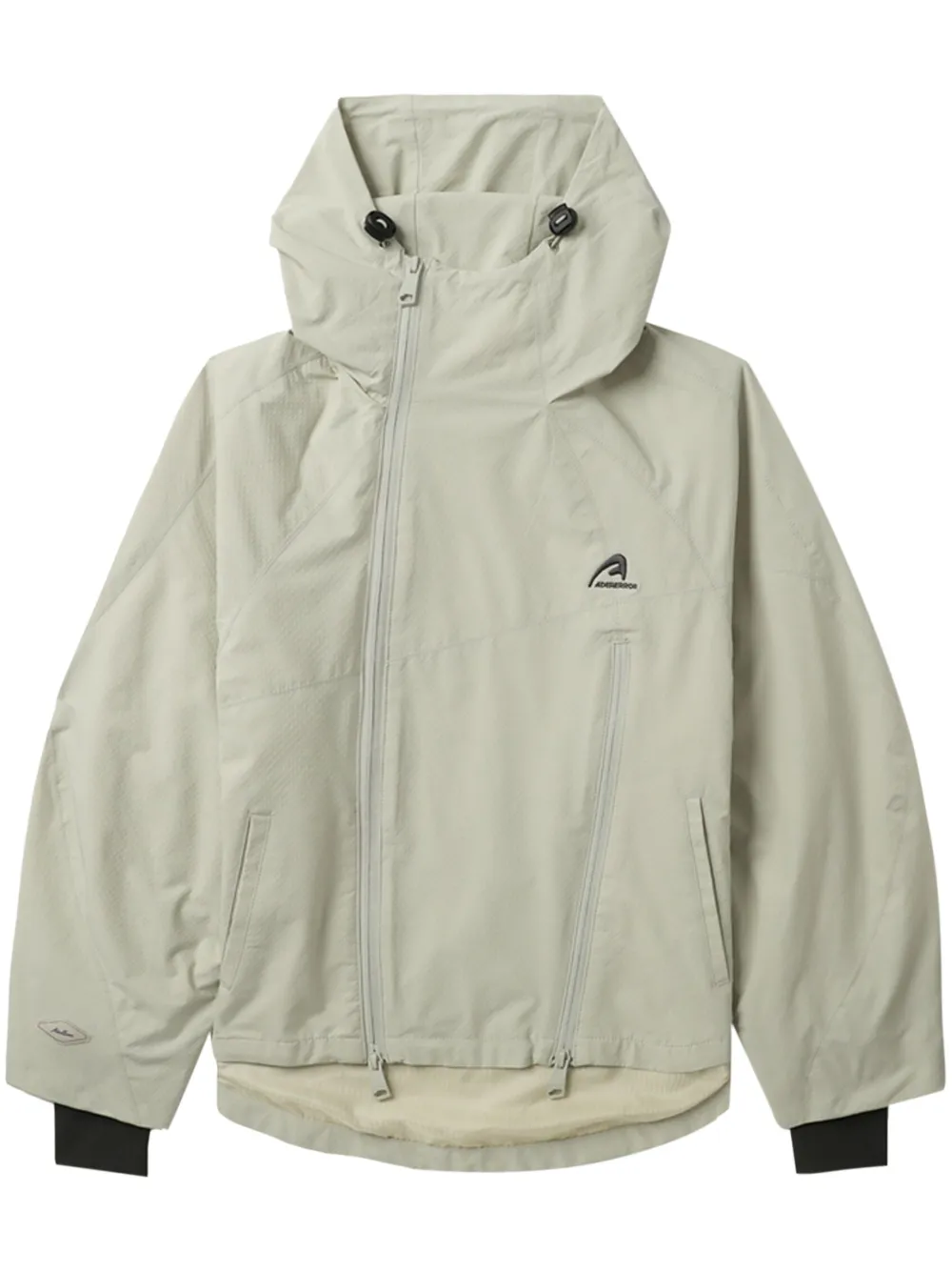 Ader Error embroidered-logo jacket - Neutrals