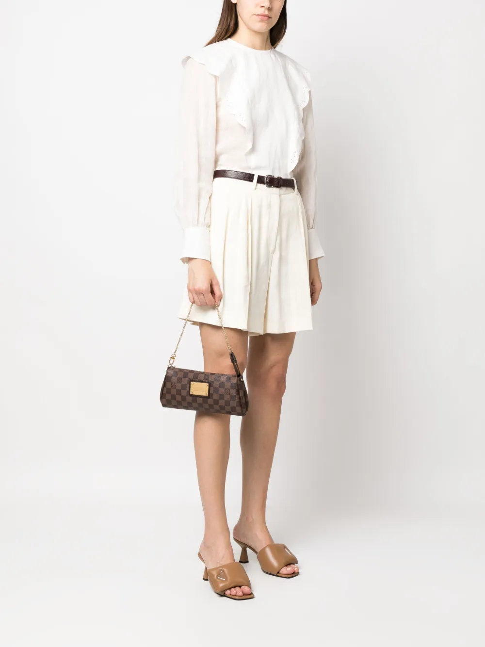 Louis Vuitton 2014 pre-owned Eva schoudertas - Bruin
