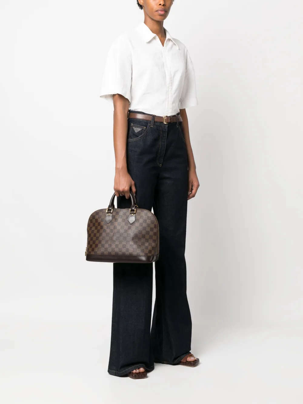 Louis Vuitton Pre-Owned 2005 pre-owned Alma PM handtas - Bruin
